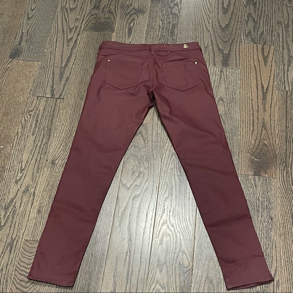 H&M Oxblood Waxed Denim - Picture 2 of 6